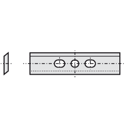 Doosje met 10 stuks HW K1920 wisselmessen Oertli-systeem Z=2 32 x 8.0 x 1.5