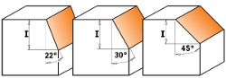 Wisselmes-afschuinfrees Z2 S=8 D=29x8x60 GR.45 Rechts